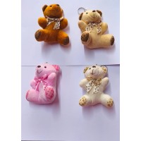 Chaveiro - ursinho Pelucia gravatinha lacinho