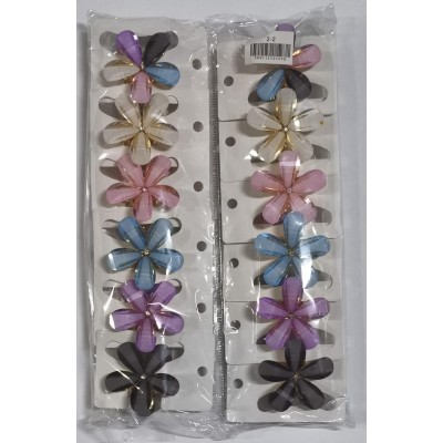 Pregadeira de Ferro Piranha de Cabelo - Média- c/12 unidades - (2520D)