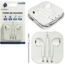 Fone de Ouvido com fio P2 - Caixa Acrilica