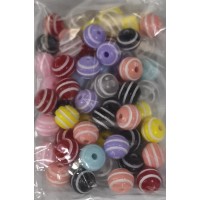 Miçanga bola com listra ( N323 ) (Acima de 5 pacotes no PIX R$ 2.00 cada) Miçanga bola com listra ( N323 ) (Acima de 5 pacotes no PIX R$ 2.00 cada)