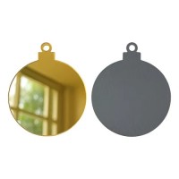 Base Natalina 6cm - Acrílico Dourado 2mm - Com Furo ( 5 ou + no PIX R$ 1,98 cada) Base Natalina 6cm - Acrílico Dourado 2mm - Com Furo ( 5 ou + no PIX R$ 1,98 cada)