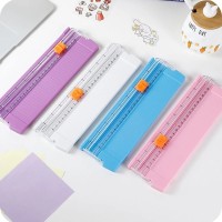 Guilhotina Portátil Cortador De Papel A5 27,5cmx9,3cm Material Escritório