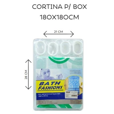 Cortina de Box 180 x 180cm - Sortido Cortina de Box 180 x 180cm - Sortido