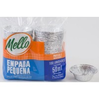 Forma de Aluminio para Empada 50ml - c/100 unidades