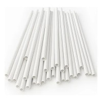 Canudo De Papel - Liso- C/ 100 Branco