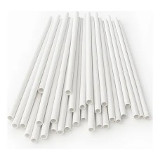 Canudo De Papel - Liso- C/ 100 Branco