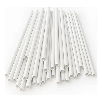 Canudo De Papel - Liso- C/ 100 Branco