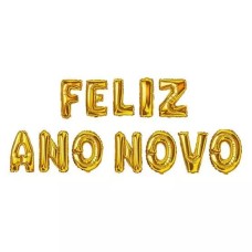 Balão Feliz Ano Novo - 40cm Balão Feliz Ano Novo - 40cm