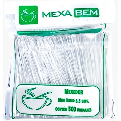 Mexedor de Café Mini Remo 8,5 Cm 500 Unidades Mexedor de Café Mini Remo 8,5 Cm 500 Unidades