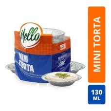 Embalagem Descartavel Mini Torta 130 Ml - c/50 unidades