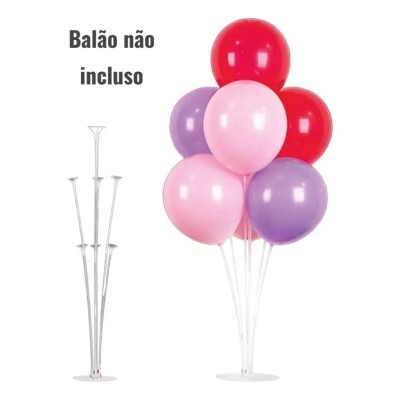 Suporte Para Balão Acrílica 7 Hastes 70cm Suporte Para Balão Acrílica 7 Hastes 70cm