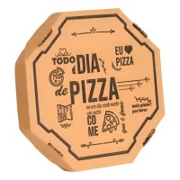 Caixa de Pizza - Parda - basic - unidade