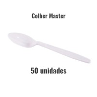 Colher Master - Premium - Branco - C/ 50 unidades