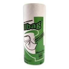Bobina Picotada 20 cm x 35 cm 500 Sacos Transparentes