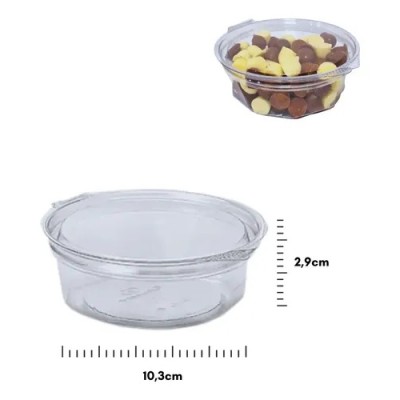 Embalagem Redonda Diamantada Articulada B742 - 250ml - pacote c/ 10 unidades Embalagem Redonda Diamantada Articulada B742 - 250ml - pacote c/ 10 unidades