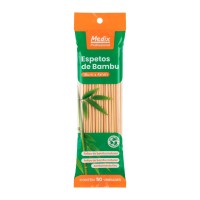 Palito de churrasco - Espeto de Bambu - 30cm - P/ 50 unidades