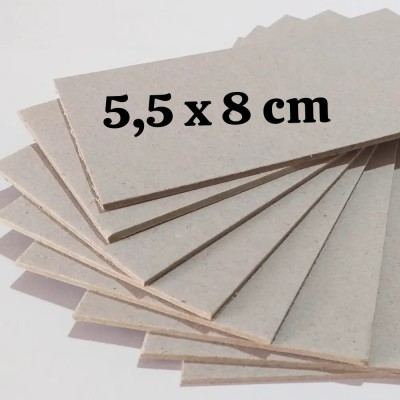 Papelão Cinza para mini bloco (5,5x8cm)