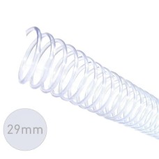 Espiral para Encadernação - 29mm - para 200 Folhas (plástico) - Pct 5 unidades