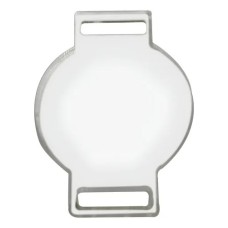 Passante Tag Redondo Finalizador - Acrilico Transparente  - Pacote c/ 5 unidades