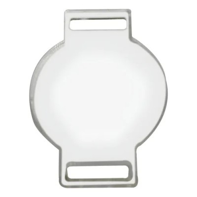 Passante Tag Redondo Finalizador - Acrilico Transparente  - Pacote c/ 5 unidades