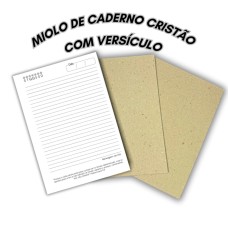 Miolo Pautado de Caderno Cristão com Versículos A5 + Capa Dura / 96 Folhas Miolo Pautado de Caderno Cristão com Versículos A5 + Capa Dura / 96 Folhas