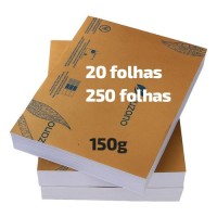 Papel Alta Alvura- offset A4 - 150gr - Pacote 20 ou 250 Folhas