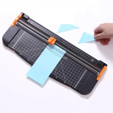 Guilhotina Portátil Cortador De Papel A4 (Preta) Material Escritório