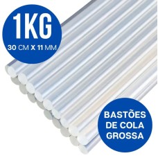1 kilo de Bastão Refil de Cola Quente Grosso
