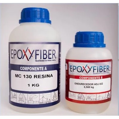 Resina Epoxy MC 130 (1kg) + Endurecedor FD 155 (500g)