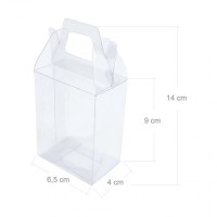 Maletinha de Acetato 9x6,5x4cm - Para Relogio e outros (Acima de 5 Unidades no PIX R$ 1.35 cada)