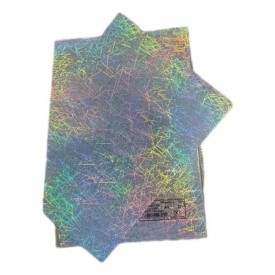 Vinil - Plastico PVC Adesivo - Holografico Mix - 135g - 5 folhas
