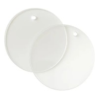 Chaveiro Redondo 5cm - Acrílico Cristal 2mm - Com Furo ( 5 ou + no PIX R$ 0,90 cada)