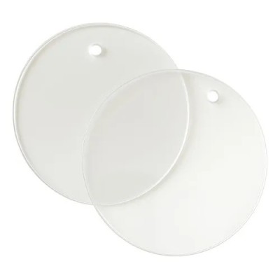 Chaveiro Redondo 5cm - Acrílico Cristal 2mm - Com Furo ( 5 ou + no PIX R$ 0,90 cada)