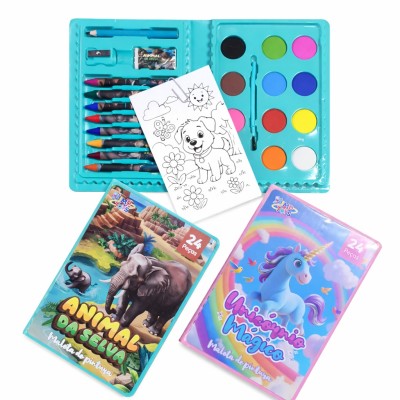 Estojo de Pintura - 24 peças