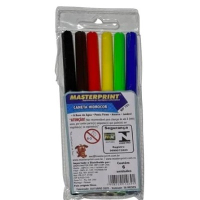 Canetinha - Lavavel - 6 cores - MasterPrint