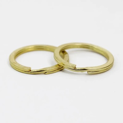 Argola Para Chaveiro S/ corrente 24mm Dourado - Pacote c/10 unidades