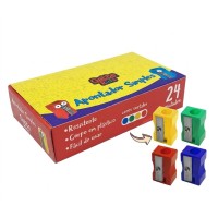 Apontador Plast Simples Cx C/ 24 unidades