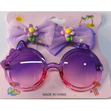 Kit Oculos Infantil + Laço presilha