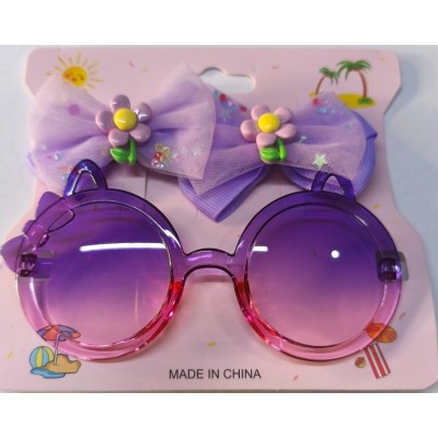 Kit Oculos Infantil + Laço presilha