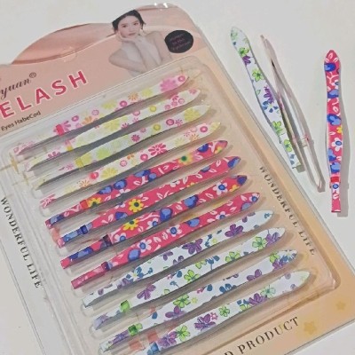 Pinça estampada - com 12 unidades sortida