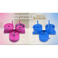 Base Matriz 44mm - Para Maquina x-color - somente Matriz