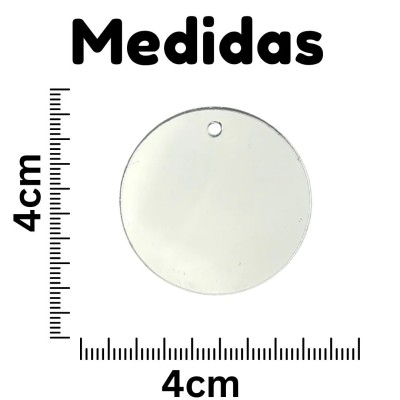 Chaveiro Redondo 4cm - Acrílico Cristal 2mm - Com Furo ( 5 ou + no PIX R$ 0,81 cada) Chaveiro Redondo 4cm - Acrílico Cristal 2mm - Com Furo ( 5 ou + no PIX R$ 0,81 cada)