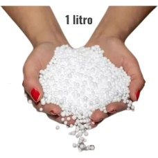 Isopor Bolinha Pérola Enchimento - 1 litro - (Natal)