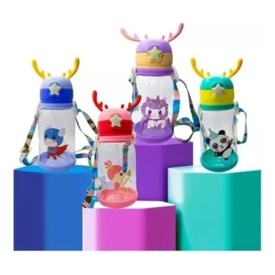 Garrafa De Água Infantil Alce Portátil - 600ml - unidade
