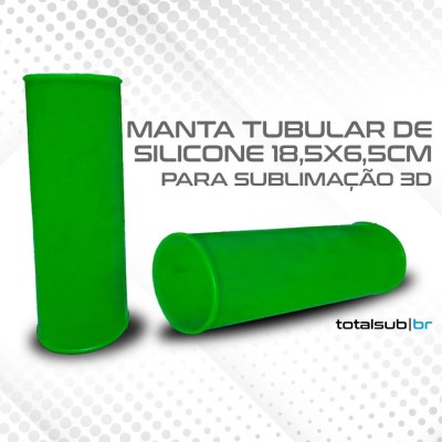 Manta Tubular de Silicone 15,5 x 6,5cm