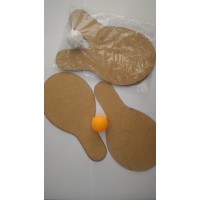 Raquete ping pong de MDF  (Acima de 5 no PIX R$ 3.42 cada)