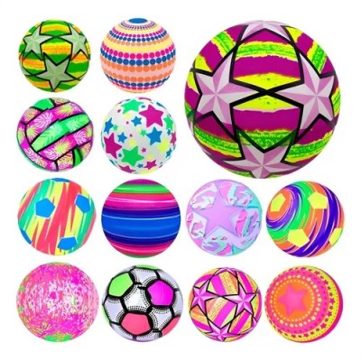 Bola Vinil Cheio - Com 6 bolas Colorida Sortido - Moda Praia - MX Bola Vinil Cheio - Com 6 bolas Colorida Sortido - Moda Praia - MX