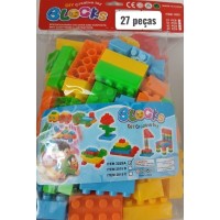 Blocos de Montar - Blocks AmaToys - 27 Peças (Tipo Lego)