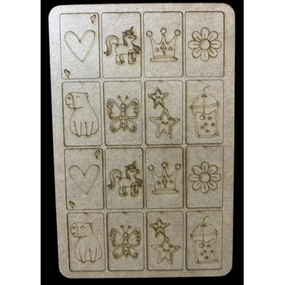 Jogo da Memoria MDF - 3x5 - (5 ou + no PIX R$ 2,34 cada)