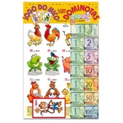 Jogo Cartela - Mico / Dominotas(Acima de 5 unidades no PIX R$ 2.52 cada)